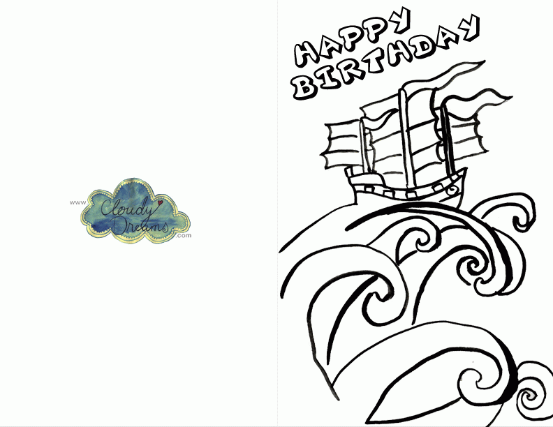 Plansa de colorat cu Felicitari 131 37